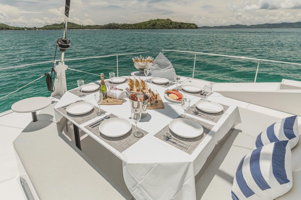 Birthday party on a private yacht charter in Phuket
