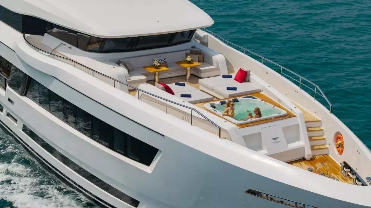 Andaman Song 139 three deck superyacht for multi night charters from Phuket
